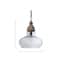Hello Honey® 16" Glass & Mango Wood Pendant Light